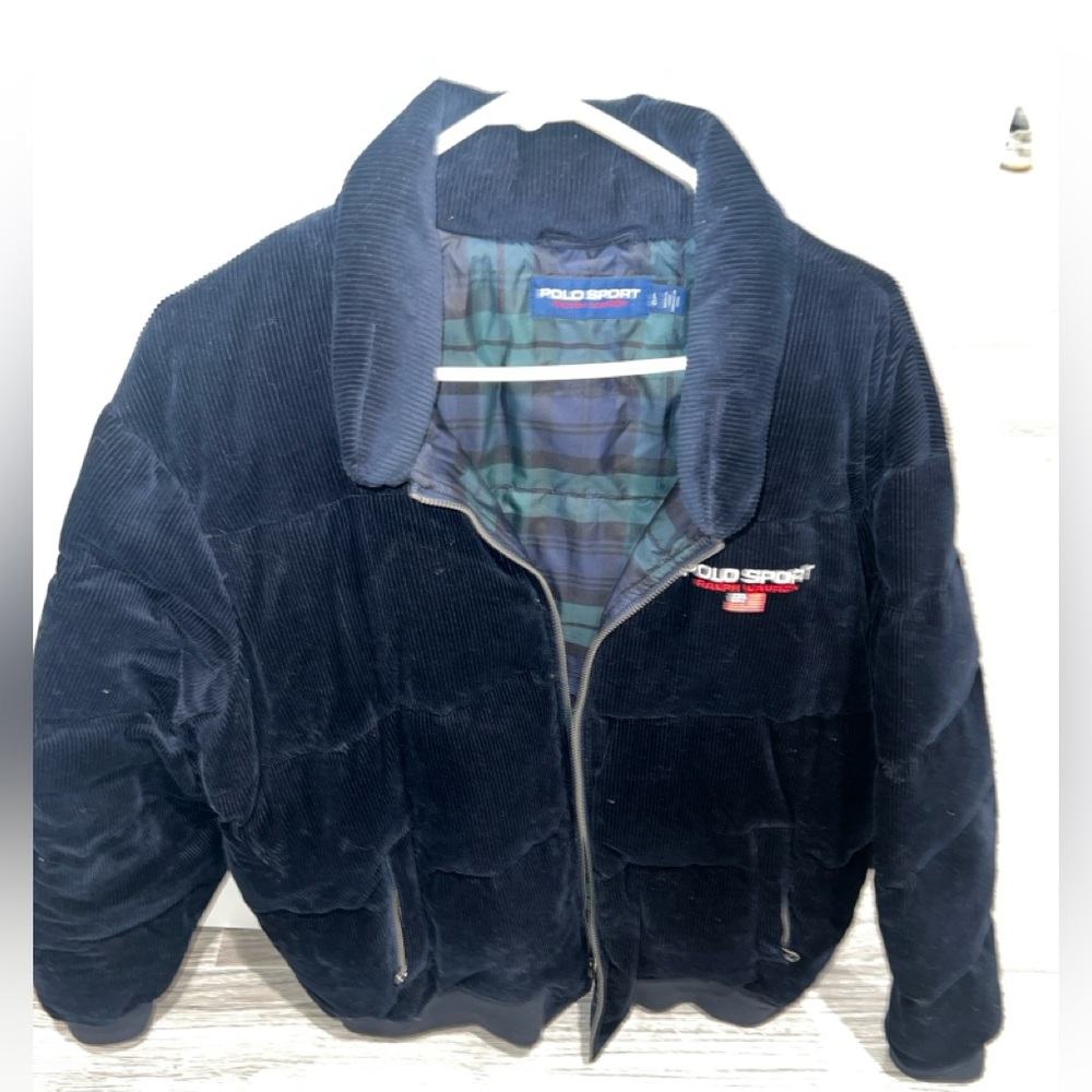 Polo sport corduroy down jacket Ralph Lauren